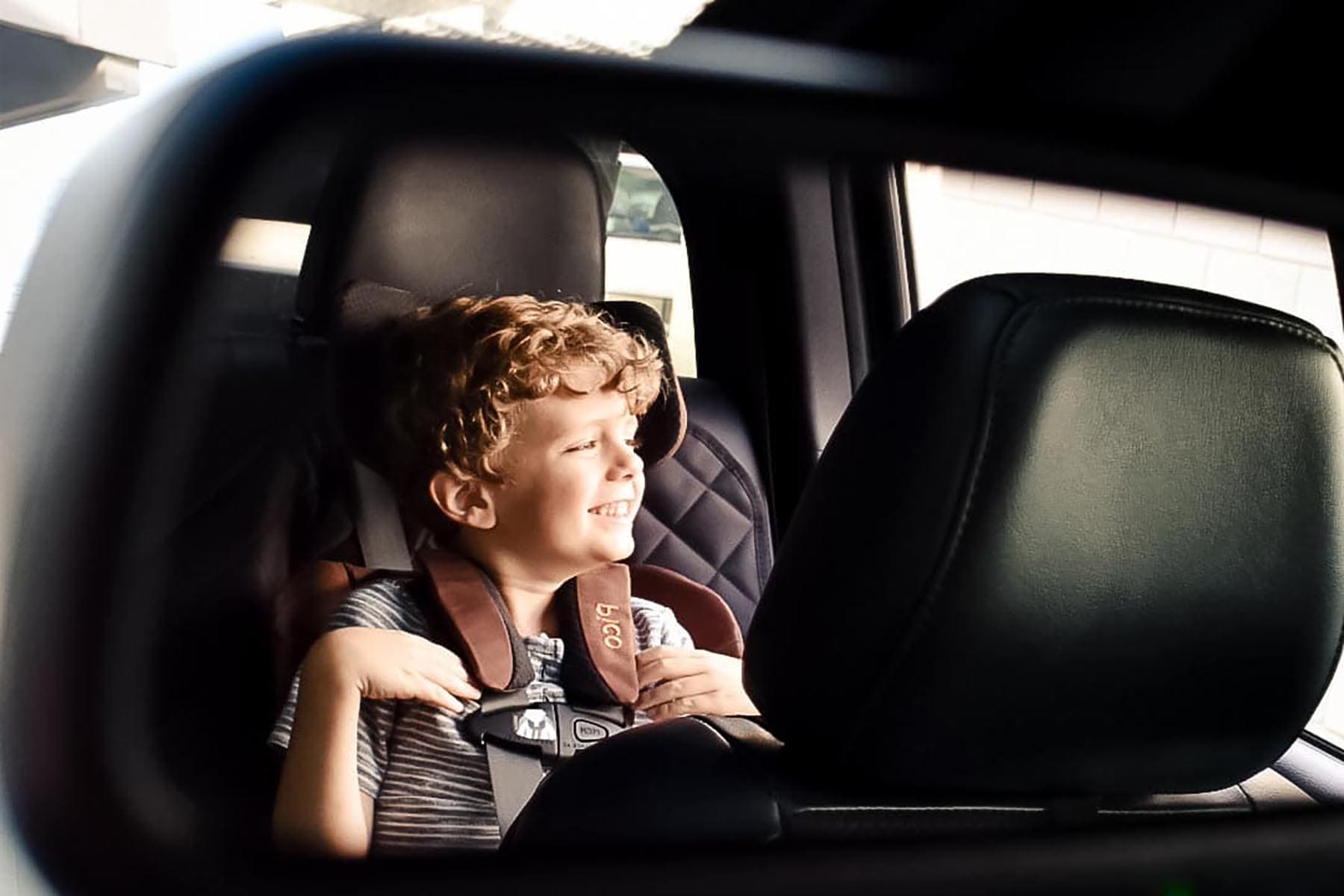 toddler riding in the Pico car seat