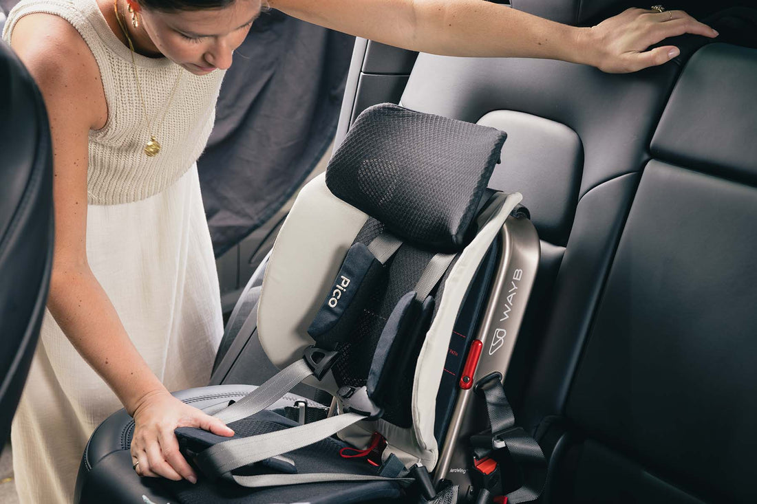Mother with travel seat