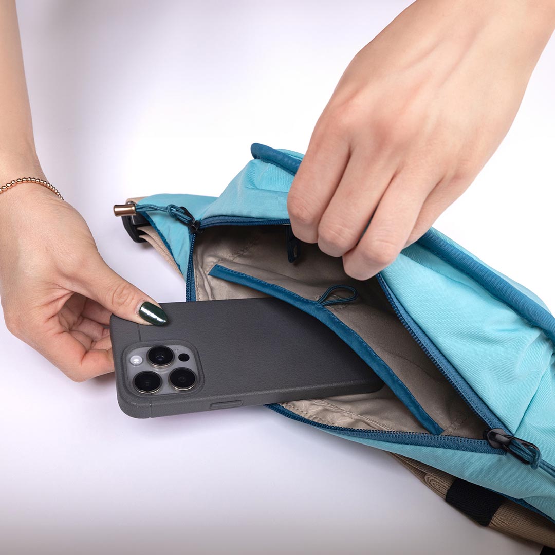 The Belt Bag showcasing its storage and organization capabilities