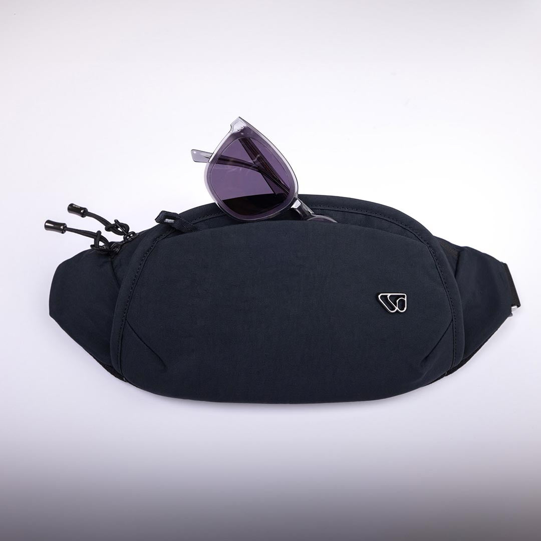 The Belt Bag showcasing its storage capacity