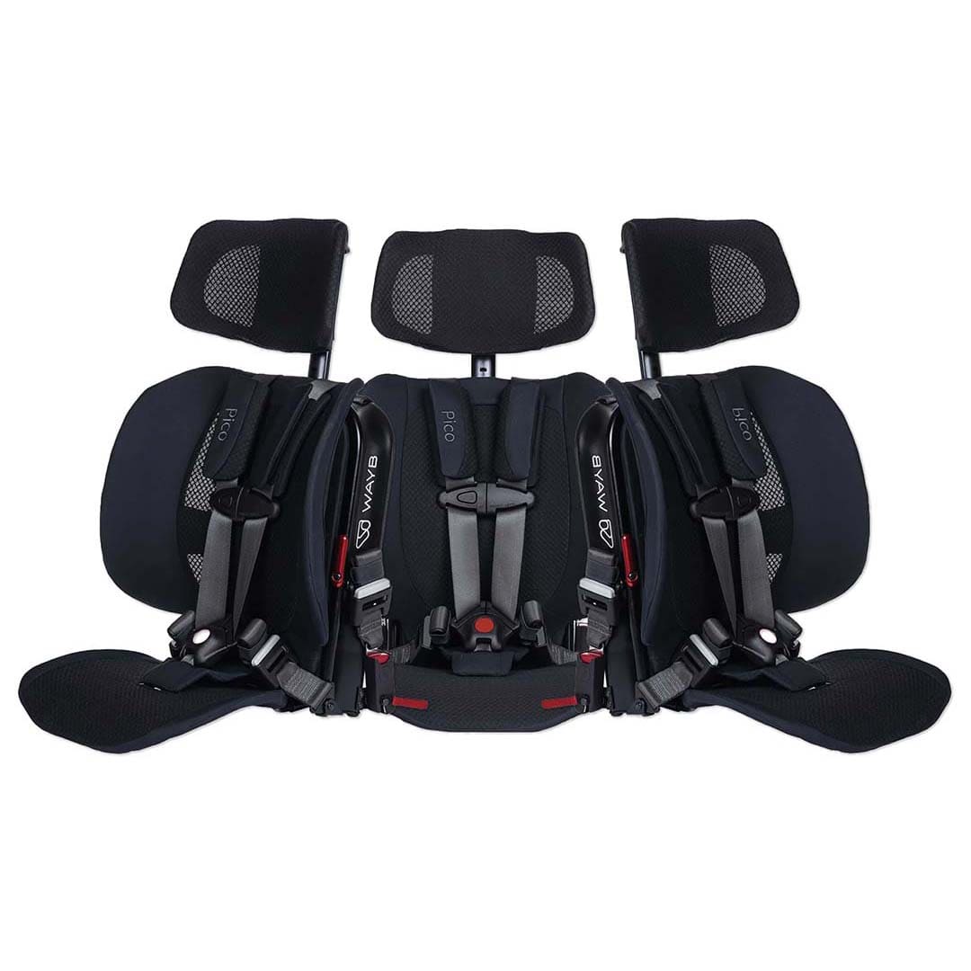 3 Pico seats next to each other