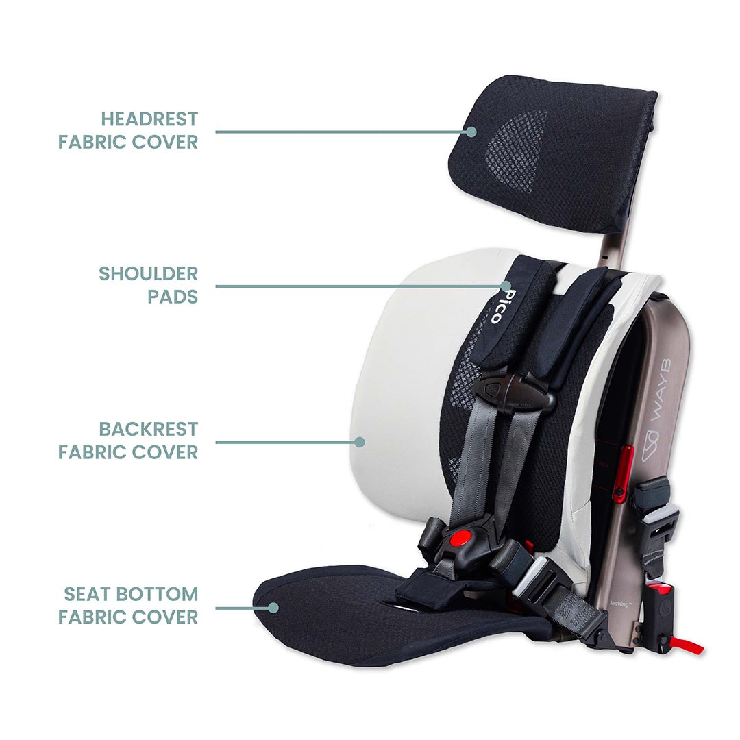 Car seat replacement parts for the WAYB Pico in Stardust