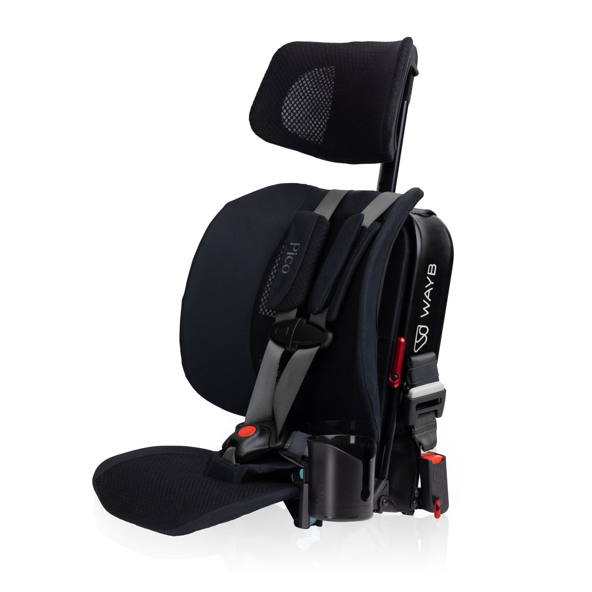 WAYB Pico Car Seat with the cupholder attached