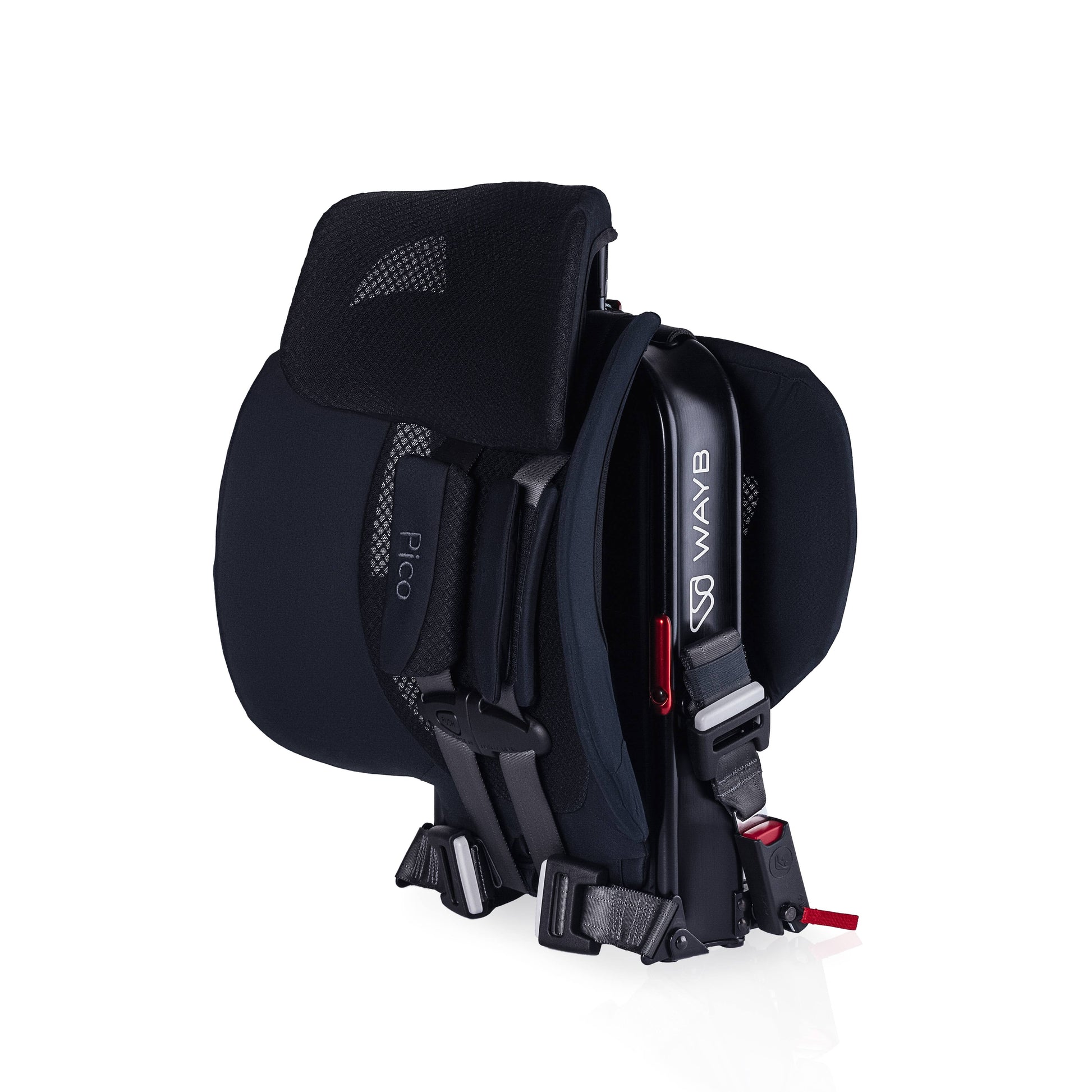 WAYB Pico Car Seat collapsed in color: Jet